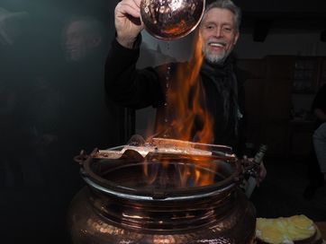 Advent, Schäfers Hof, Feuerzangenbowle